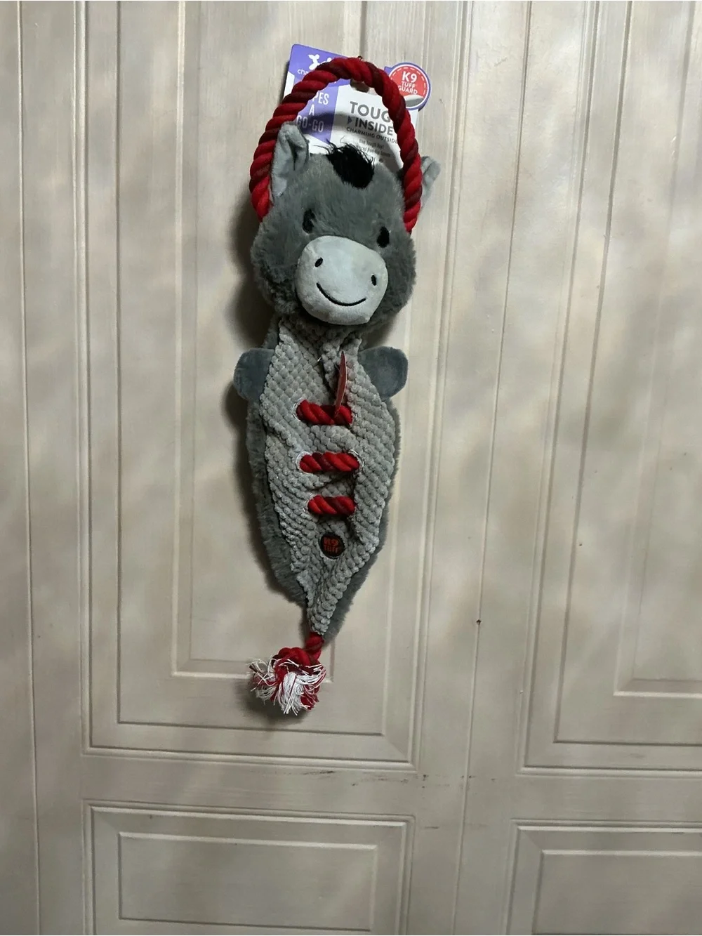 - Outward Hound Donkey Ropiez Dog Toy With Squeaker 20”.